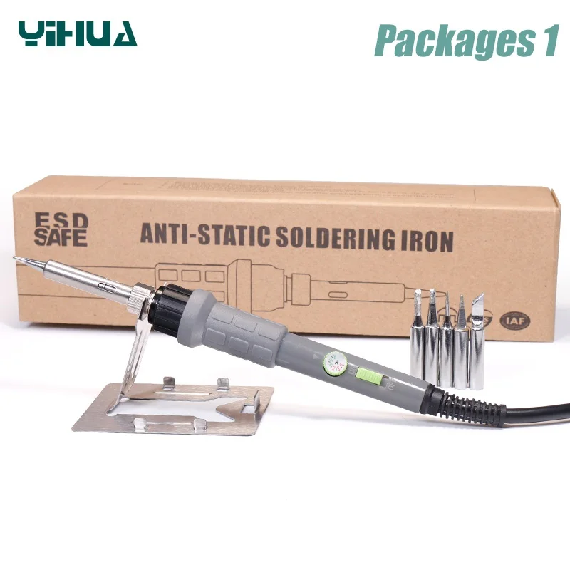 Паяльник YIHUA 947 III с регулятором температуры 110 В 220 60 Вт|iron kit|soldering iron kitsoldering |
