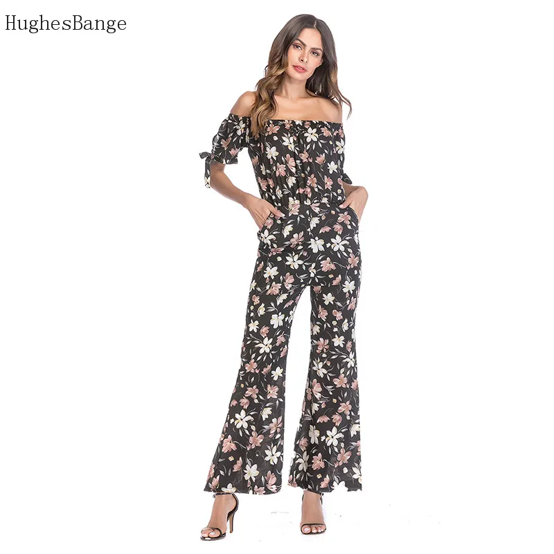 Весенний элегантный цветочный с открытыми плечами короткий рукав шифоновый