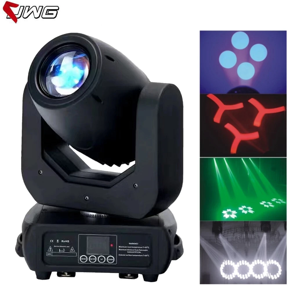 

Free Shipping 3-facet Prism 150W LED Spot Moving Head Light Professional DJ Stage Disco Light Nightclub Party Light