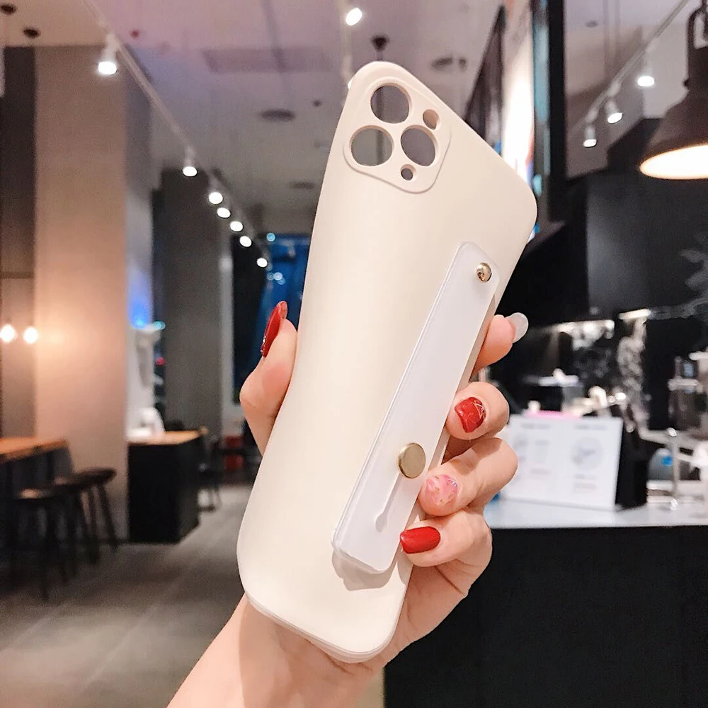 Квадратный однотонный чехол LOVECOM для телефона iPhone 12 11 Pro Max XR XS 7 8 Plus X мягкий