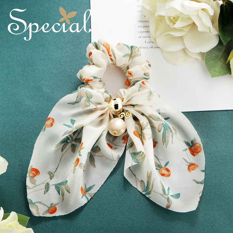 

SPECIAL European and American temperament handmade stretch hair ring headband bracelet dual-use hair ornaments female hide-and-s