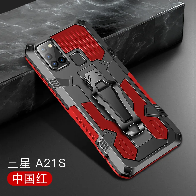 

Armor Case For Samsung A21s Case Shockproof Belt Clip Holster Cover for Samsung Galaxy A21s A 21s SM-A217F/DS 6.5'' A217M Coque