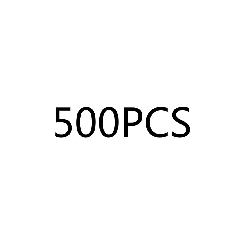 200/500 шт Круглые разноцветные акриловые бусины в форме сердца для изготовления ювелирных изделий для детей Diy Материал свободная распорка 4*7 мм - Цвет: 500PCS