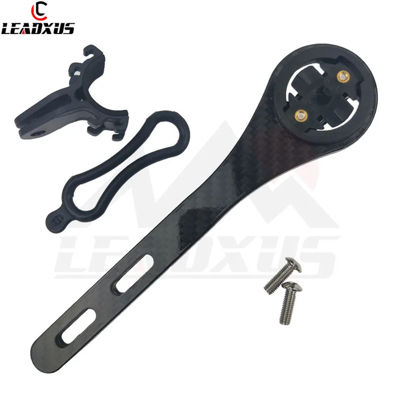 

Держатель компьютера LEADXUS из углеродного волокна для велосипеда, крепление компьютера для Garmin /Bryton/CATEYE/Поддержка камеры GoPro Rhythm