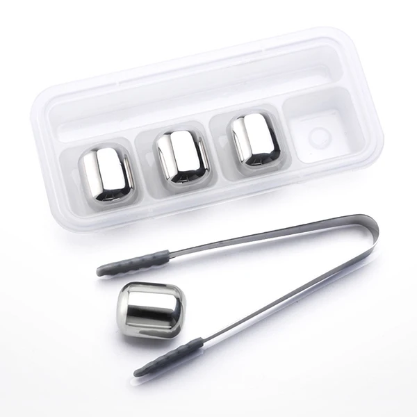 Ice Cubes Xiaomi Circle Joy 304 кубики льда из нержавеющей стали многоразовые охлаждения виски вино Кубики Льда Фруктовый Сок камни-охладители - Цвет: Ice Cubes