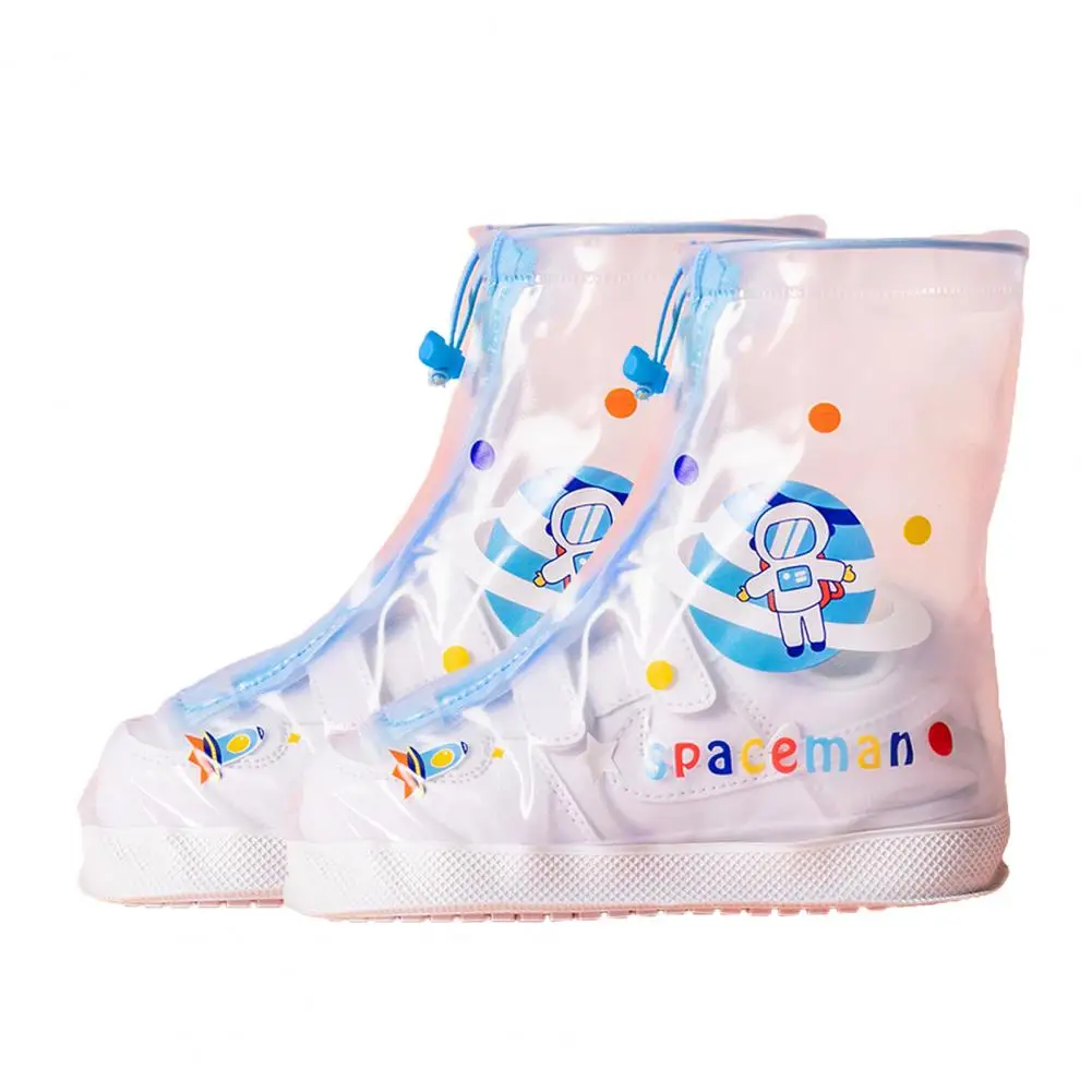 1 пара Детские Водонепроницаемые Чехлы для обуви с износостойким рисунком