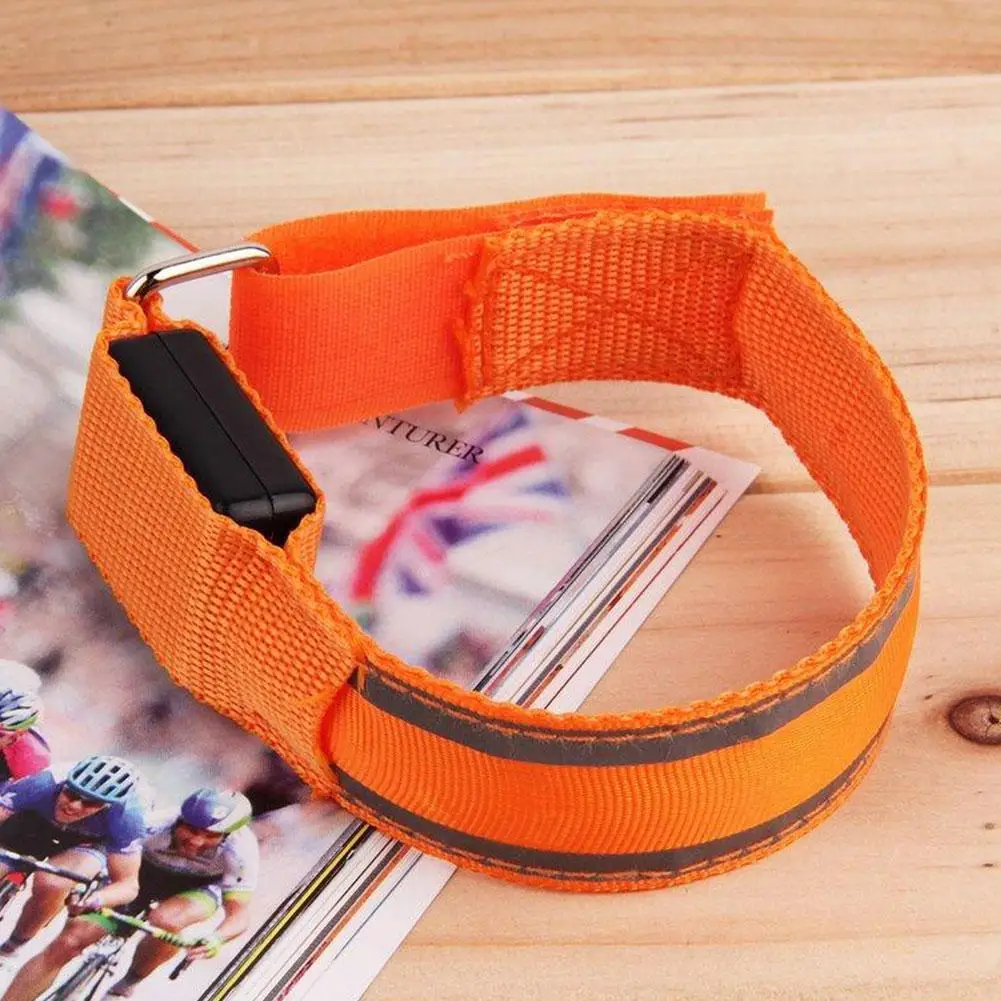

Night Running Fluorescent Bracelet LED Running Light Cycling Luminous Bracelet Reflective Arm With Fluorescent Bracelet