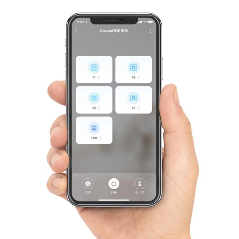 Умный удлинитель Youpin Gosund, 4 розетки, 4 отдельные переключатели, 3 USB, 18 Вт, QC3.0, удлинители для быстрой зарядки, зарядное устройство, Wi-Fi для (art.: 3920bfb24e765) - 3920bfb24e765