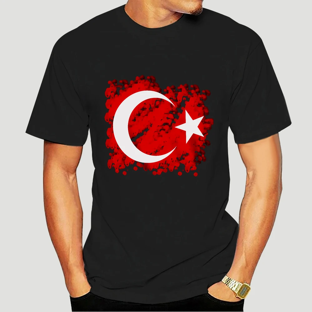 Футболка Herren, флаг Турции, флаг стамбала, Монд Стерн Эрдоган, обычная хлопковая футболка с коротким рукавом