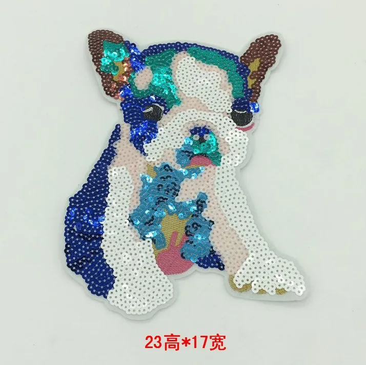 Маленькие Симпатичные Бусины с вышитой собачкой рисунками зверей из