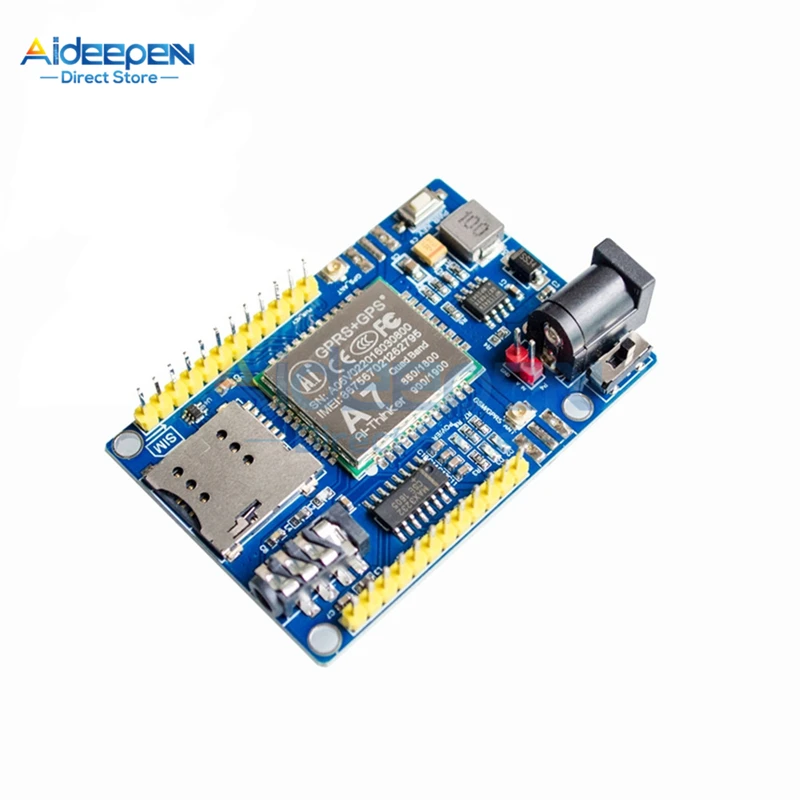 GSM GPRS GPS 3 в 1 модуль DC 5 В-9 беспроводной A7 щит для Arduino STM32 51MCU поддержка голосовых