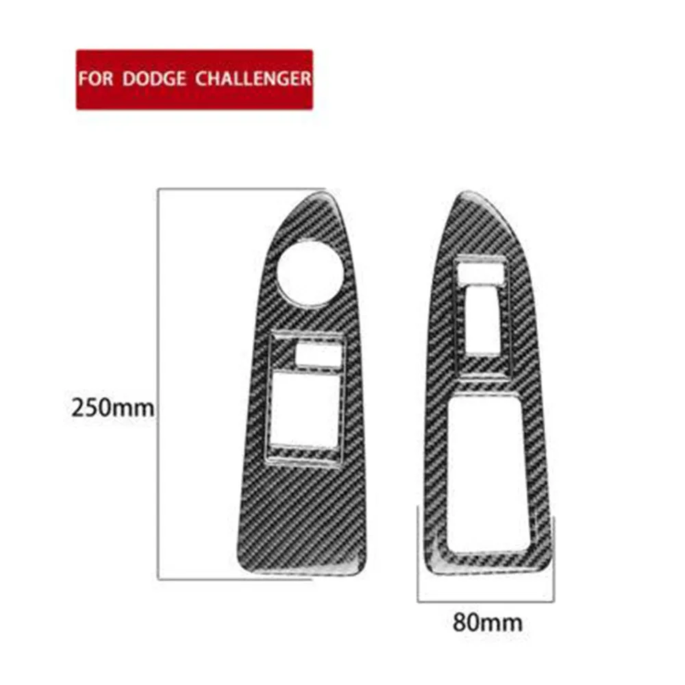 

4Pcs Set Panel Cover Black Window Lift Switch High Temperature Resistance