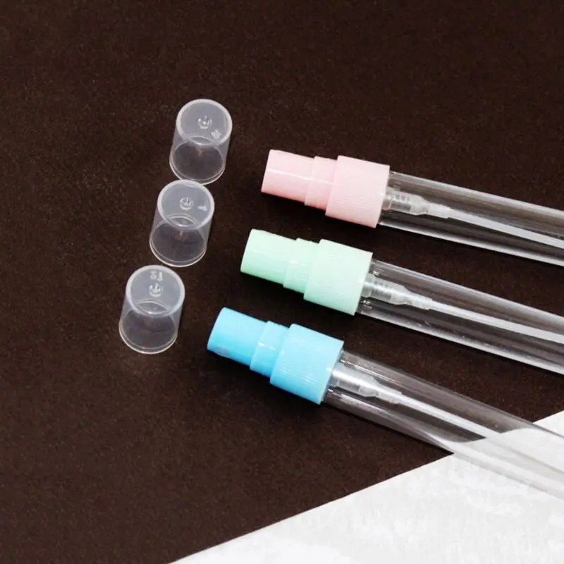 

6Pcs Spray Gel Pen Disinfectant Pen Plastic Mini Portable Travel Refillable Perfume Bottle