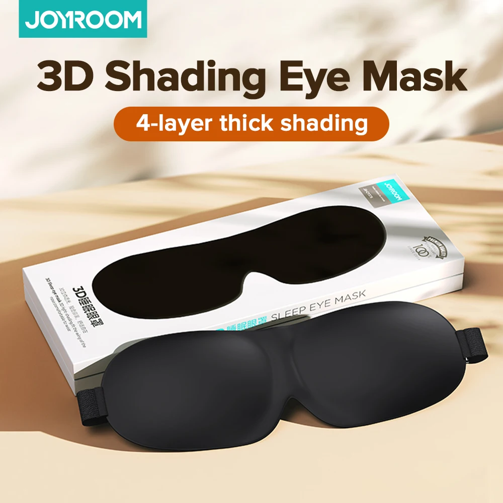 

Маска для сна Joyroom 3D, Мягкая повязка на глаза, легкая блокирующая дышащая маска для глаз, для путешествий, искусственная Йога