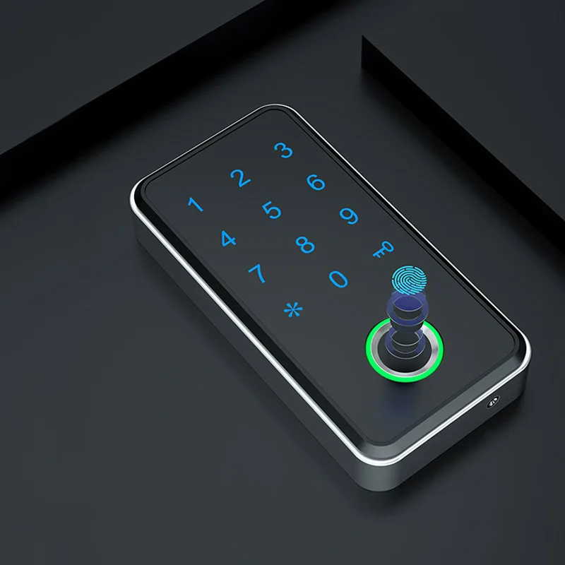 High security office desk locks fingerprint digital keypad lock for cabinet free shipping | Обустройство дома