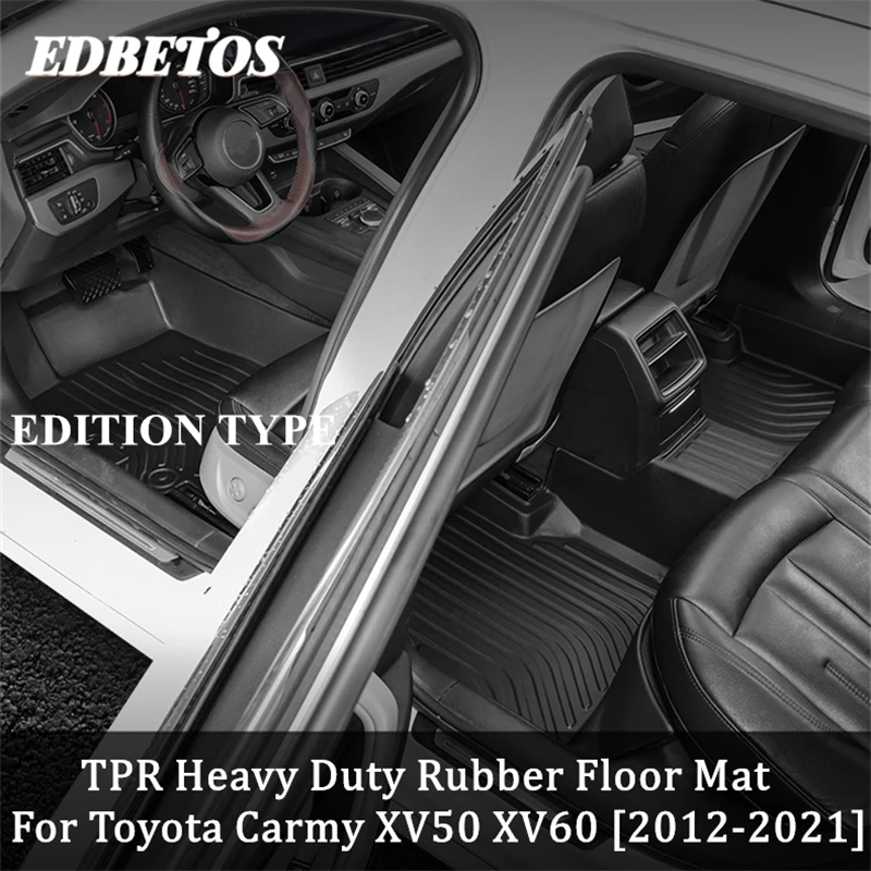 

Для Toyota Camry 2012-2021 сверхмощный 3 предмета резиновые коврики без запаха возможностью обрезать лишнее автомобильные коврики, автомобильные ков...
