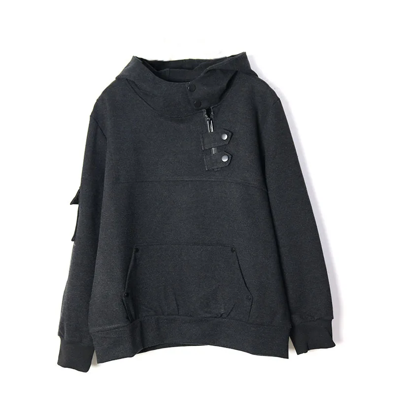 

SuperAen New Thickened Milled Solid Street Style Loose Casual Top Hoodies Women