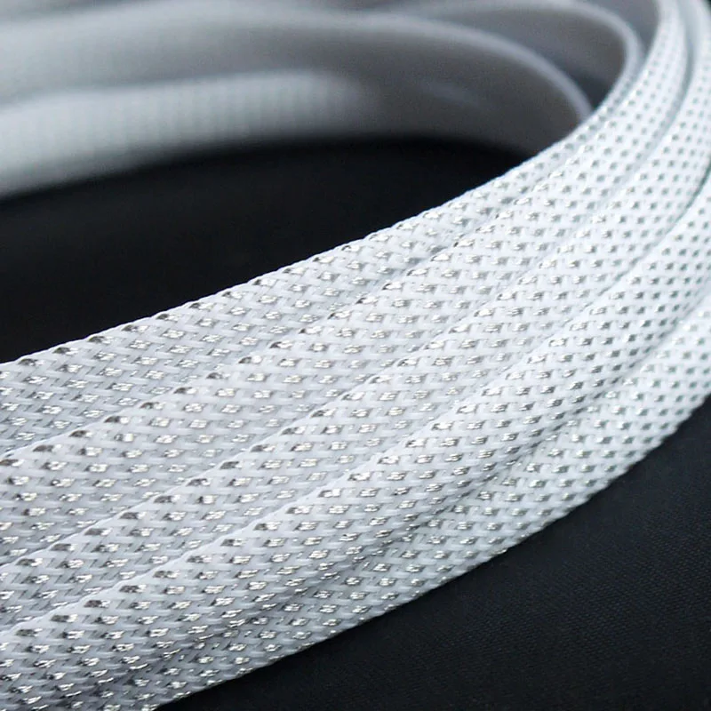 

1-10M 4-16mm White-silver Cable Sleeves Snakeskin Mesh Wire Protect Nylon Tight PET Expandable Insulation Sheathing Braided Pipe