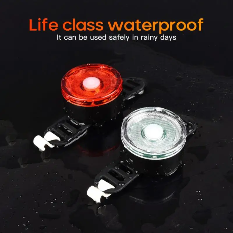 

Waterproof Bicycle Light USB Charging 12-lamp Bicycle Taillight Fun Run Night Light Safety Helmet Lamp Outdoor Warning Light