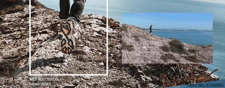 Уличная Мужская и женская Треккинговая обувь, амортизирующая альпинистская обувь, кроссовки унисекс для треккинга, Спортивная походная обувь B2610