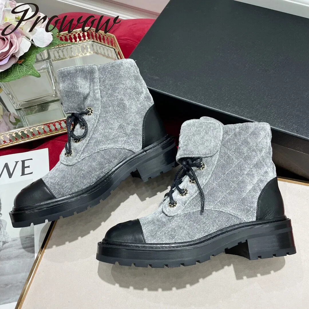 Женские ботинки из натуральной кожи на низком каблуке | Обувь