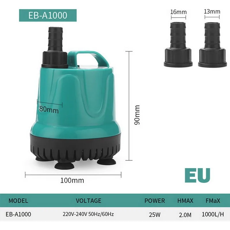 

Multifunctional Submersible Pump Fish Tank Water Pump Aquarium Water-cooled Air Conditioning Pump Fish Pond Pump