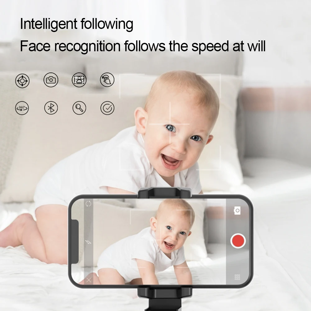 Прямая трансляция телефон Gimble смарт-фотография селфи открытый умный 360 градусов
