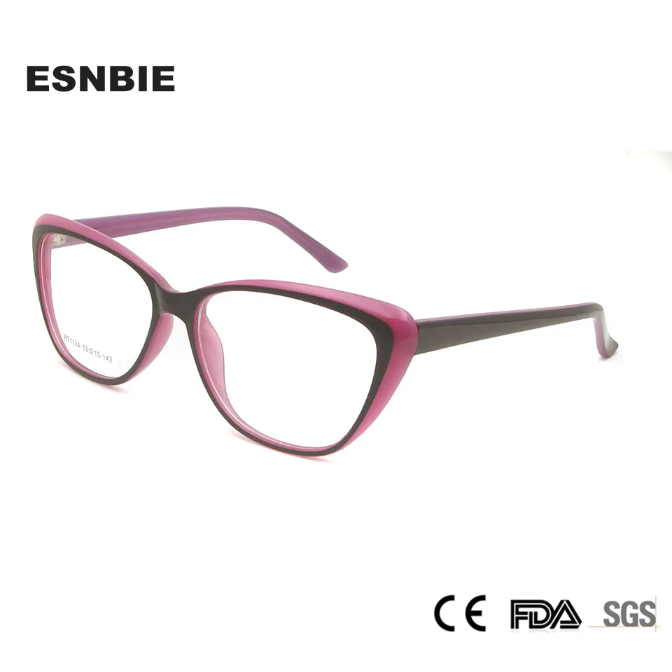 Ультралегкие женские очки кошачий глаз ультралегкие модные в оправе по рецепту