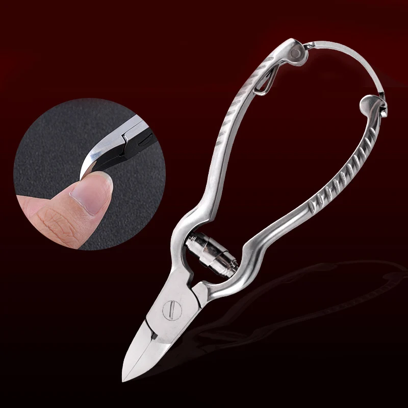 1 шт. Нержавеющая сталь толстая твердая щипчики для ногтей кусачки-плоскогубцы