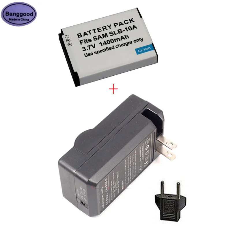 3 7 V 1400 мА/ч SLB 10A SLB10A камера батарея + зарядное устройство для Samsung P800 SL820 WB500 WB550 HZ10W