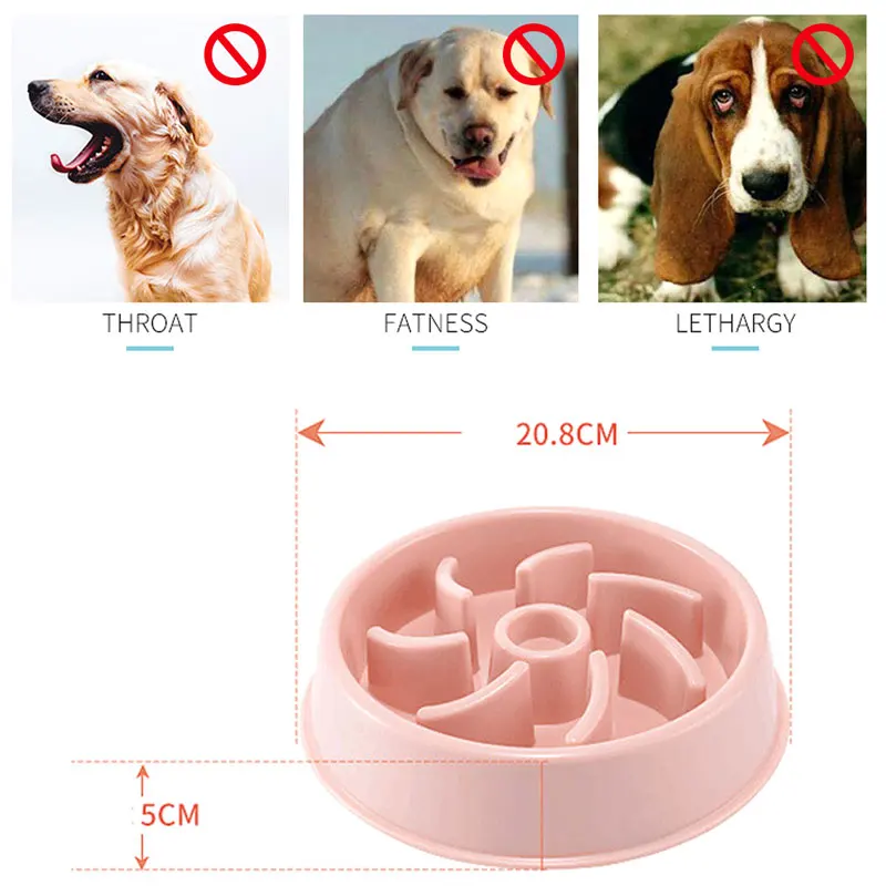 Питомец галстук для собаки l Здоровый дозатор корма пластик от удушья щенок кошка ест миску для посуды противовесная пищевая тарелка кошачий корма для домашних животных галстук для собаки