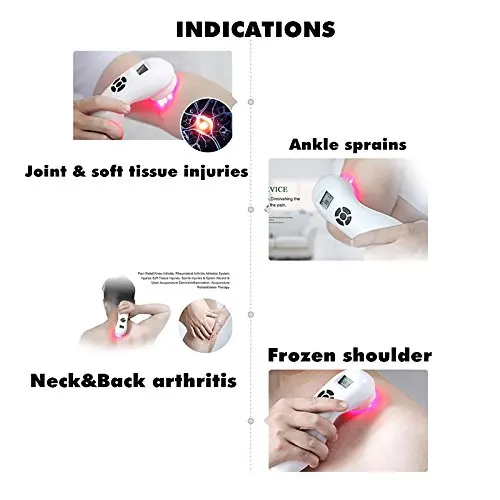 LLLT медицинский прибор для холодной лазерной терапии уменьшает боль массаж