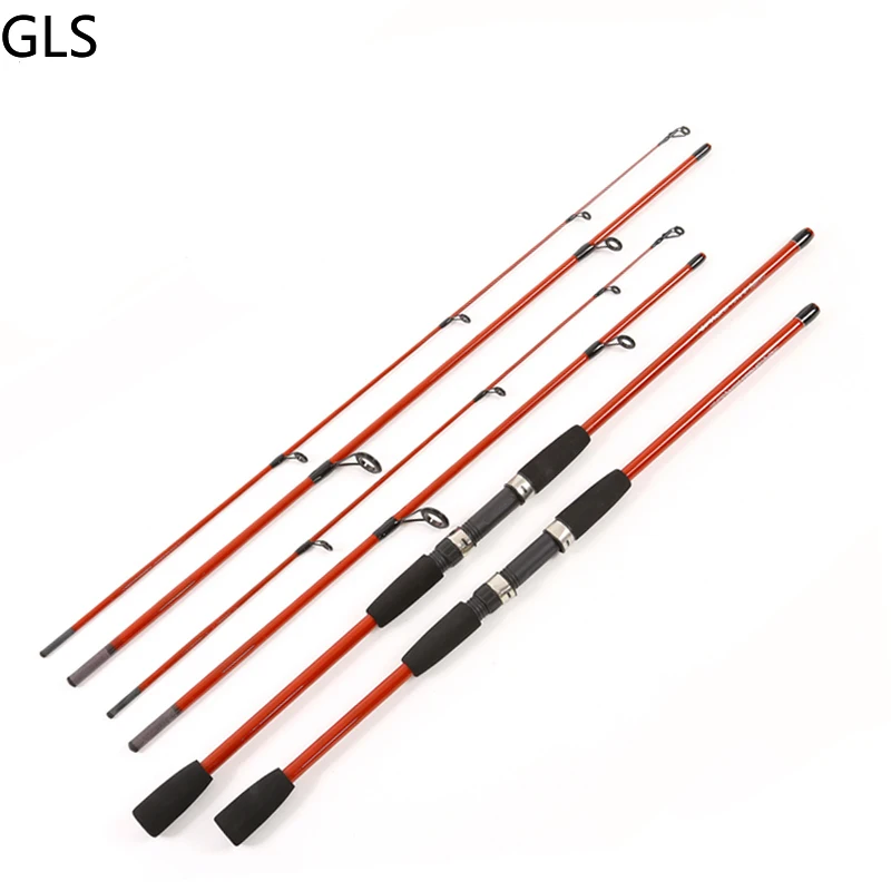 

1.8M 2.1M Carbon Fiber Spinning Fishing Rod M Power Hand Lure rod 3 Section Casting/Spinning Fishing rod de pesca