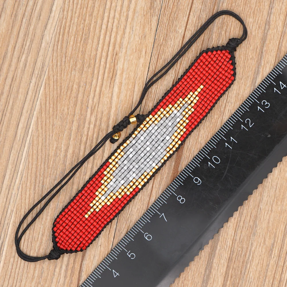 

Go2boho Miyuki Bracelets Ethnic Bracelet For Ladies Handmade Japanese Seed Bead Pulsera Adjustable Rope Jewellery Eye Jewelry