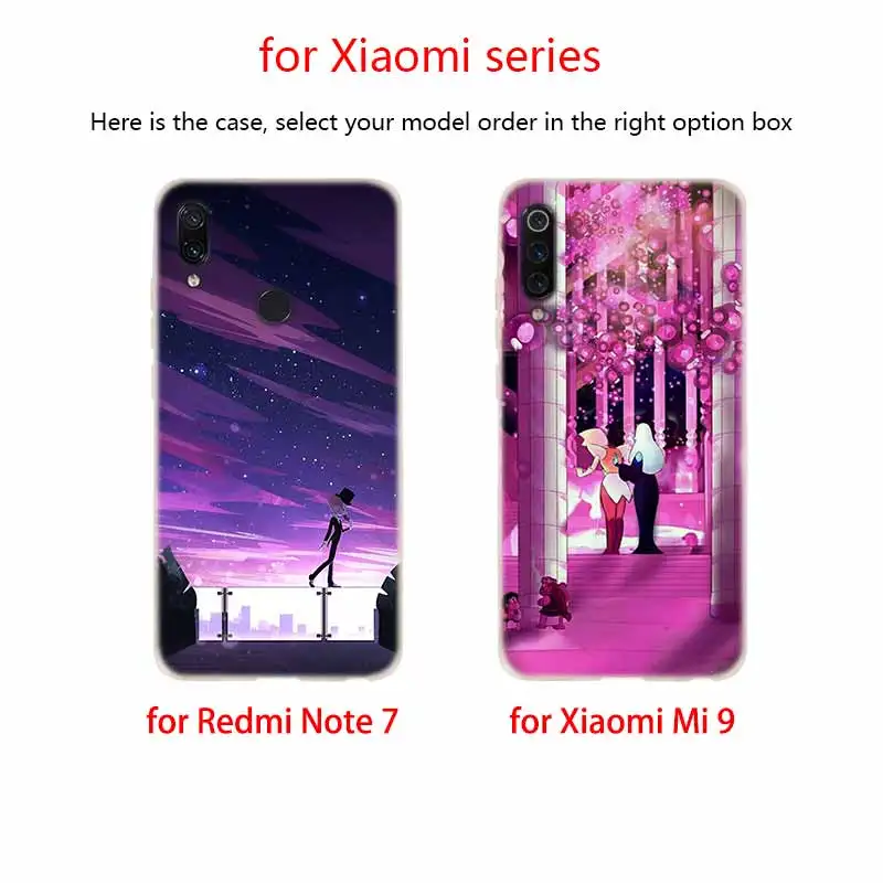 Мягкий чехол из ТПУ Для Xiaomi Mi 11 Pro Ultra 10 9 8 SE 6X 5X A3 A1 A2 LITE cc9 cc9e Steven Universe Pearl | Мобильные