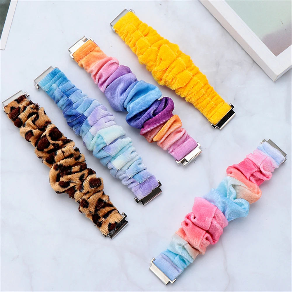 Ремешок сменный женский с мягкой петлей эластичный браслет для наручных часов