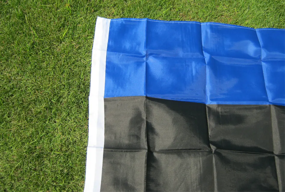 Бесплатная доставка флаг Эстонии 90x150 см подвесной высококачественный