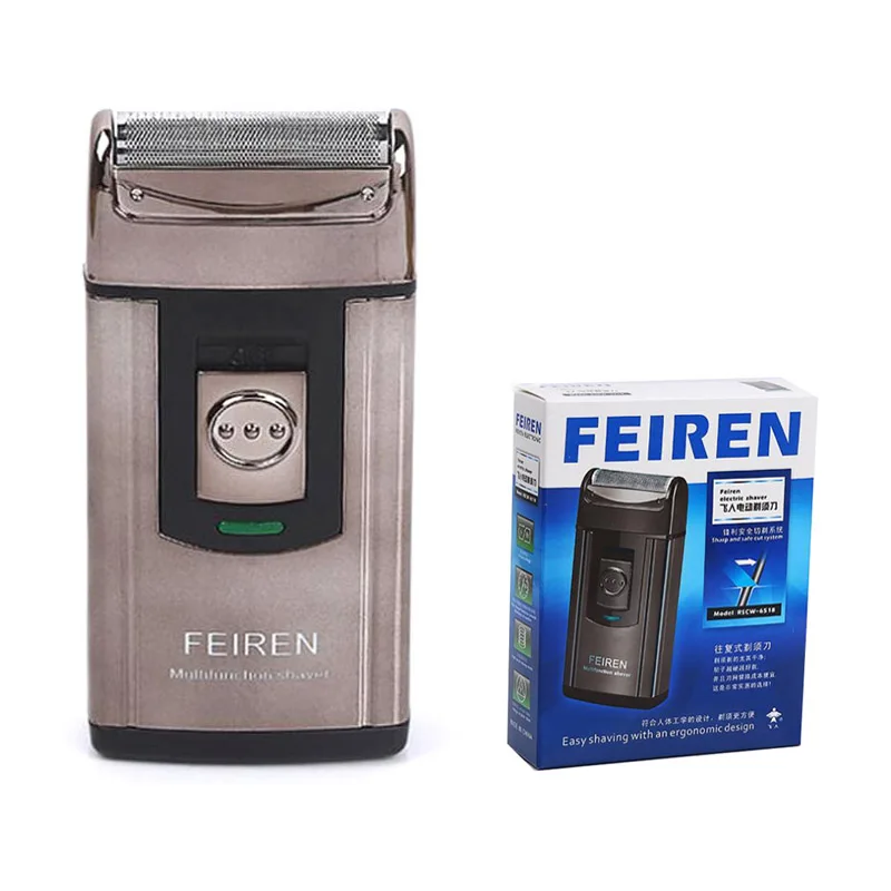 

FEIREN Travel Mini Pocket Beard Trimmer Men's Electric Shaver Reciprocating Razor Cordless USB Rechargeable Face Shaving Machine