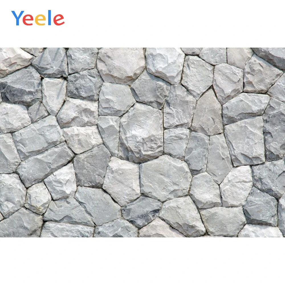 Виниловый фон для фотографирования новорожденных с изображением каменной