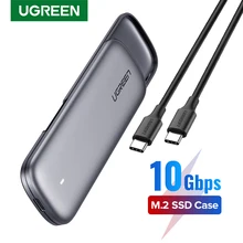 Корпус UGREEN SSD M.2 NVMe корпус USB C PCIe M2 Caddy для Samsung 970 EVO WD Type 3 1 Gen2 M + B Key