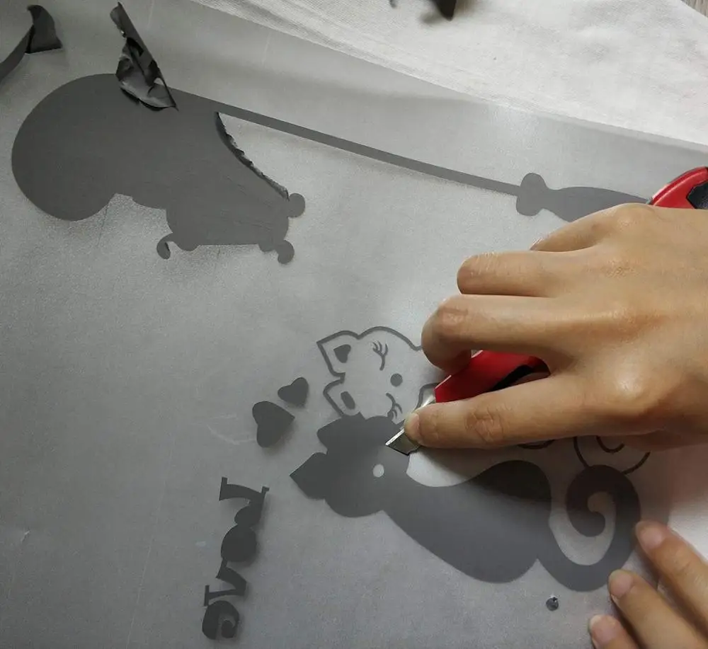 Теплопроводная виниловая отражающая Серебристая перекачка утюг на ткани легко