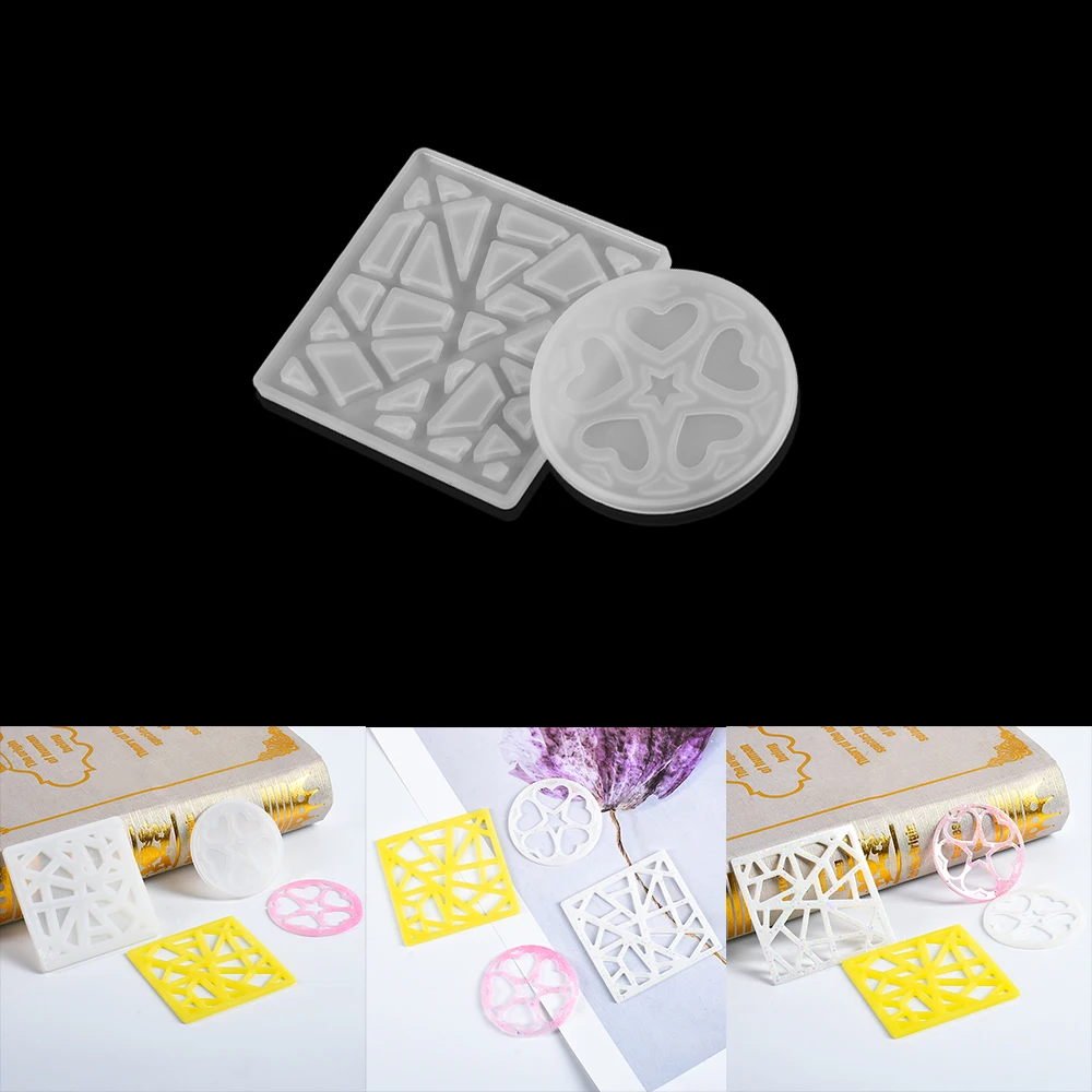 

1Pcs Crystal Epoxy Resin Mold Irregular Love Heart Printing Casting Mould Handmade DIY Crafts Pendant Making Tools