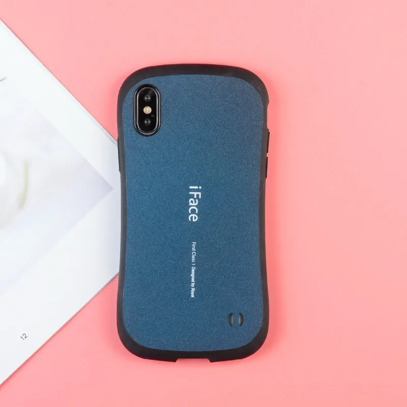 Матовый ударопрочный чехол iFace для iphone 11 pro XS Max 6 S 7 8 Plus X XR Защитный матовый |