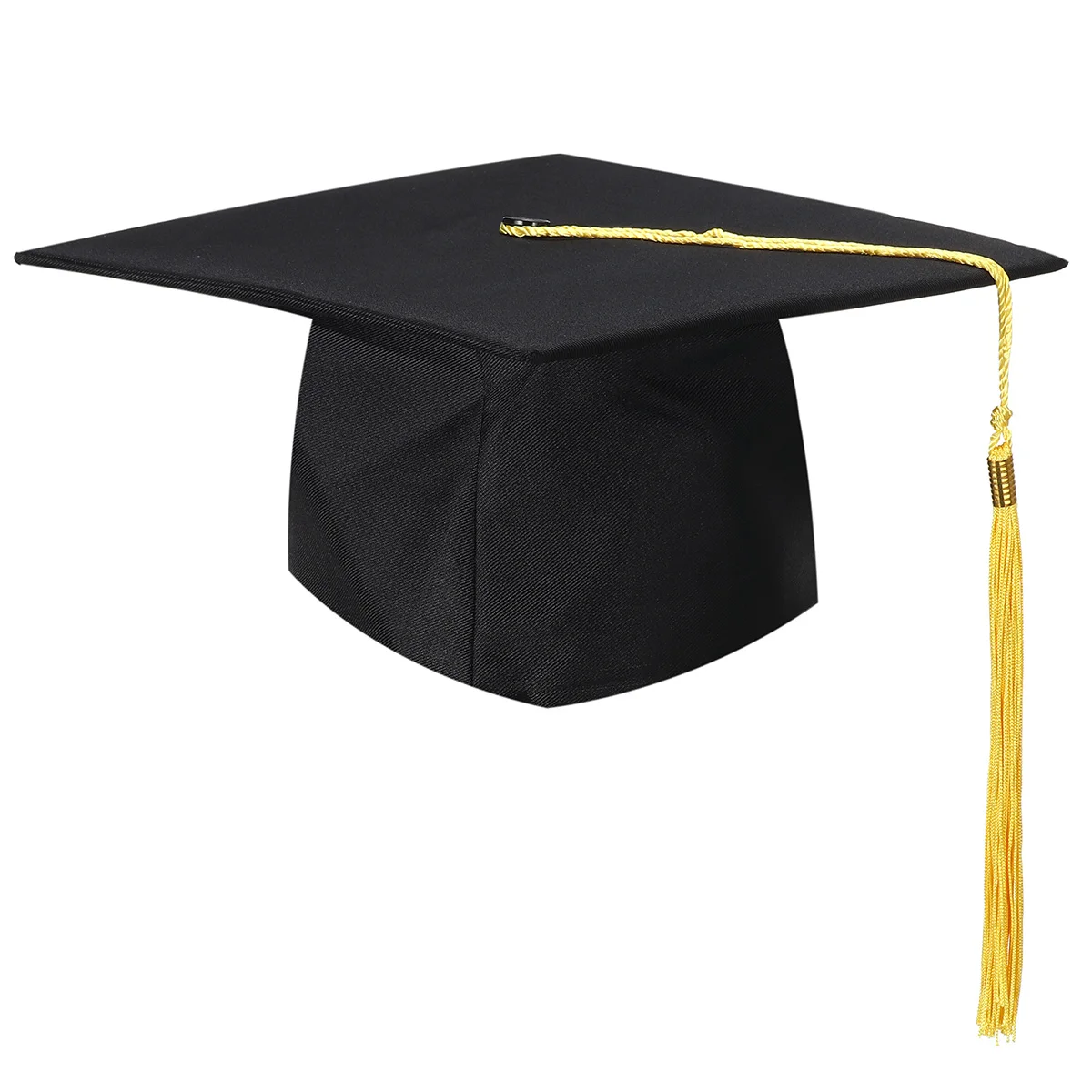 Tutor hat Шляпа колледжа холостяка доктор канцлер Выпускной Совет кепки кисточкой костюм вечерние - Цвет: Tutor hat