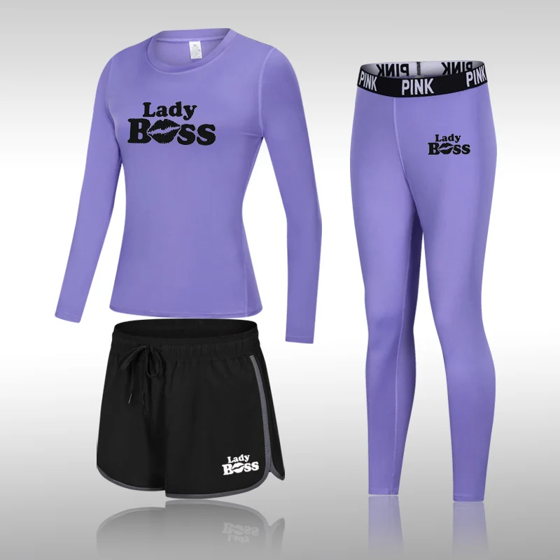 

New Brand Tracksuit Thermal Underwear Women Winter Fast Dry High Elastic Long Underwear Heat Pack Women Warm 3 Piece Set