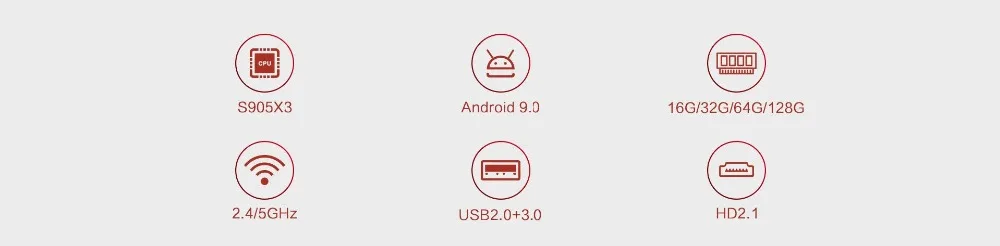 10 шт. Magicsee N5 Max 32G 64G DDR3 4G Amlogic S905X3 Android 9,0 телеприставка 5G Wifi BT 4,0 USB 3,0 tv Box 4K IP tv медиаплеер