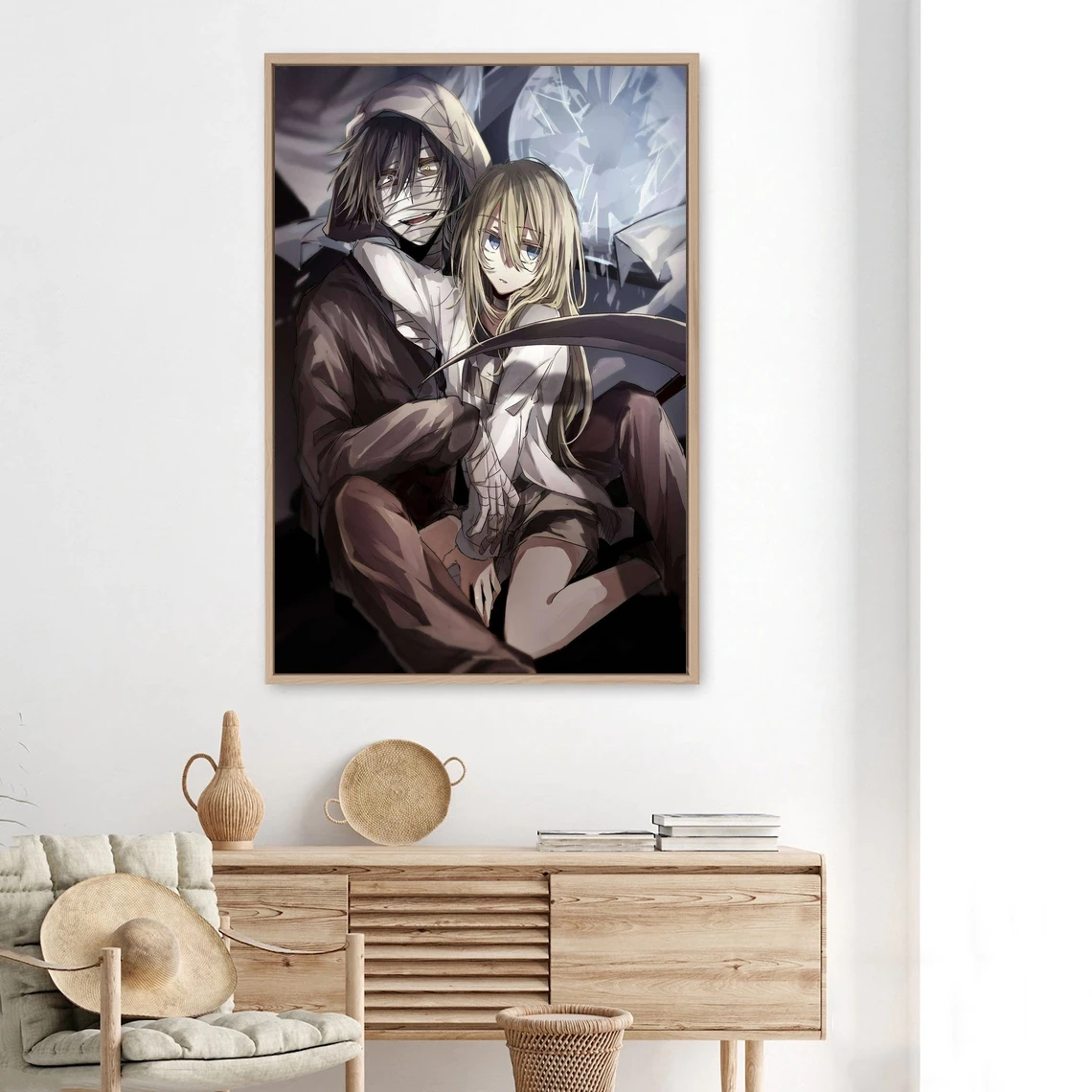 

Постер аниме Ангел Смерти, персонализированный, аниме ТВ сериал, постеры на холсте, настенные картины, украшение для дома (без рамки)
