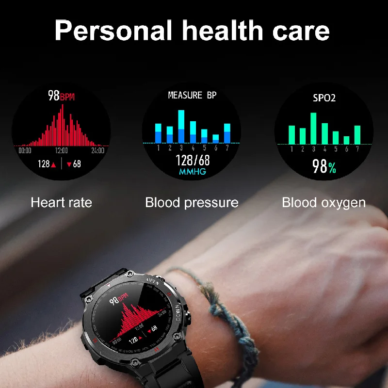 LIGE New Bluetooth Call Smart Watch Men Outdoor Sports Fitness Tracker Heart Rate Music Control Smartwatch For Android IOS | Электроника