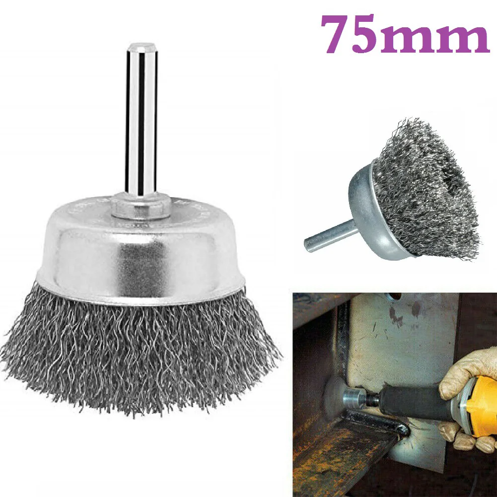 

75mm Wire Cup Wheel Brush Wire Cup Steel Wire Brush Wire Brushes Wire Wheel