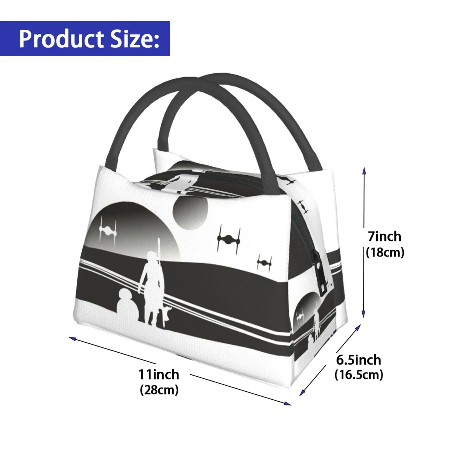 Сумка-холодильник для ланча сумка пикника ТАТУИН закат черный джедаев сит Люк